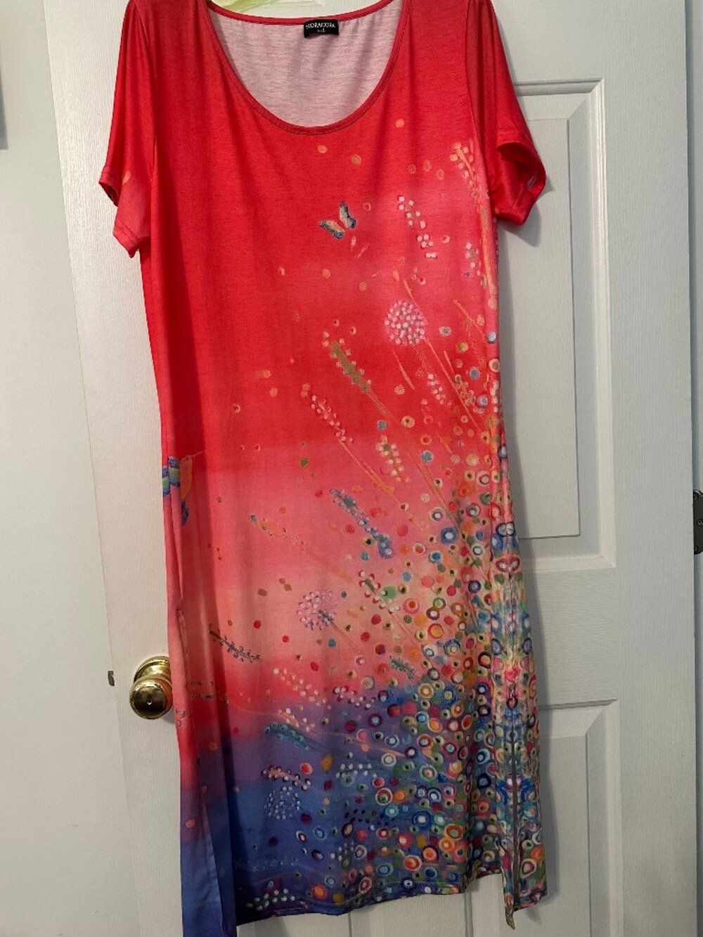 Colorful NoraCora short sleeved dress